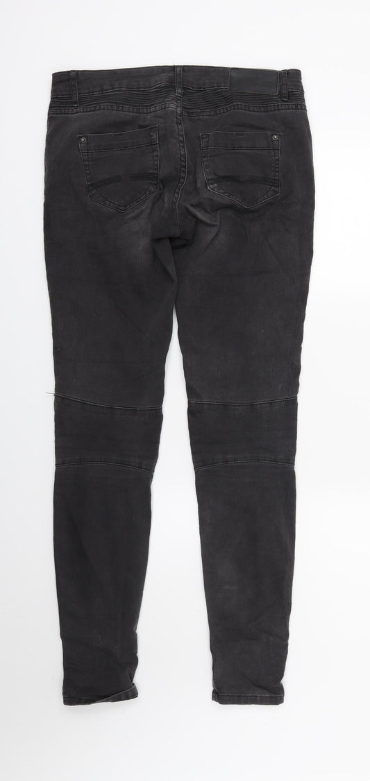 Review Womens Black Denim Skinny Jeans Size 28 in L29 in