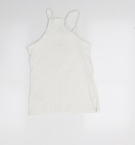 Marks and Spencer Girls White Camisole Tank Size 14 Years