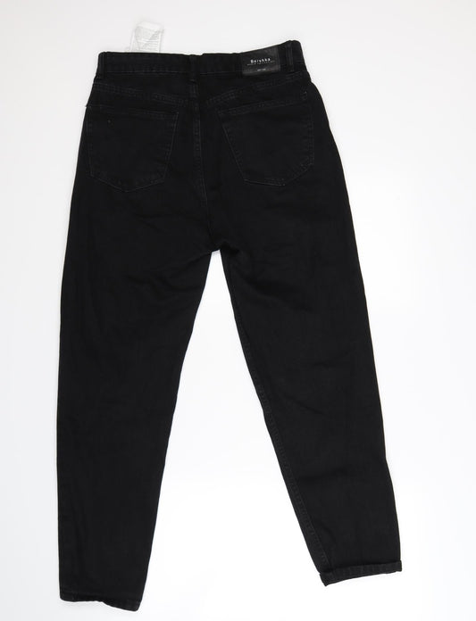 Denim Womens Black Straight Jeans Size 8 L25 in