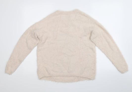 Disney Womens Pink Pullover Jumper Size S