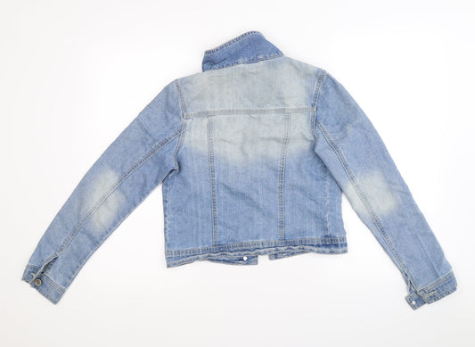 F&F Womens Blue Jacket Size 6