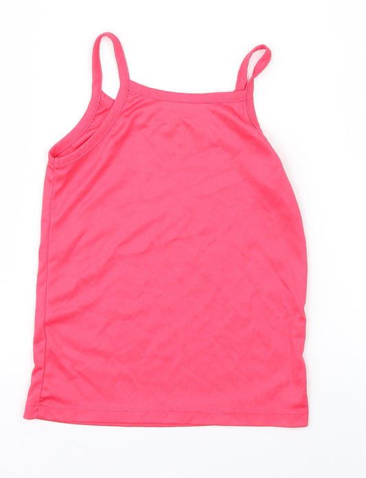 H&T Girls Pink Camisole Blouse Size 3 Years