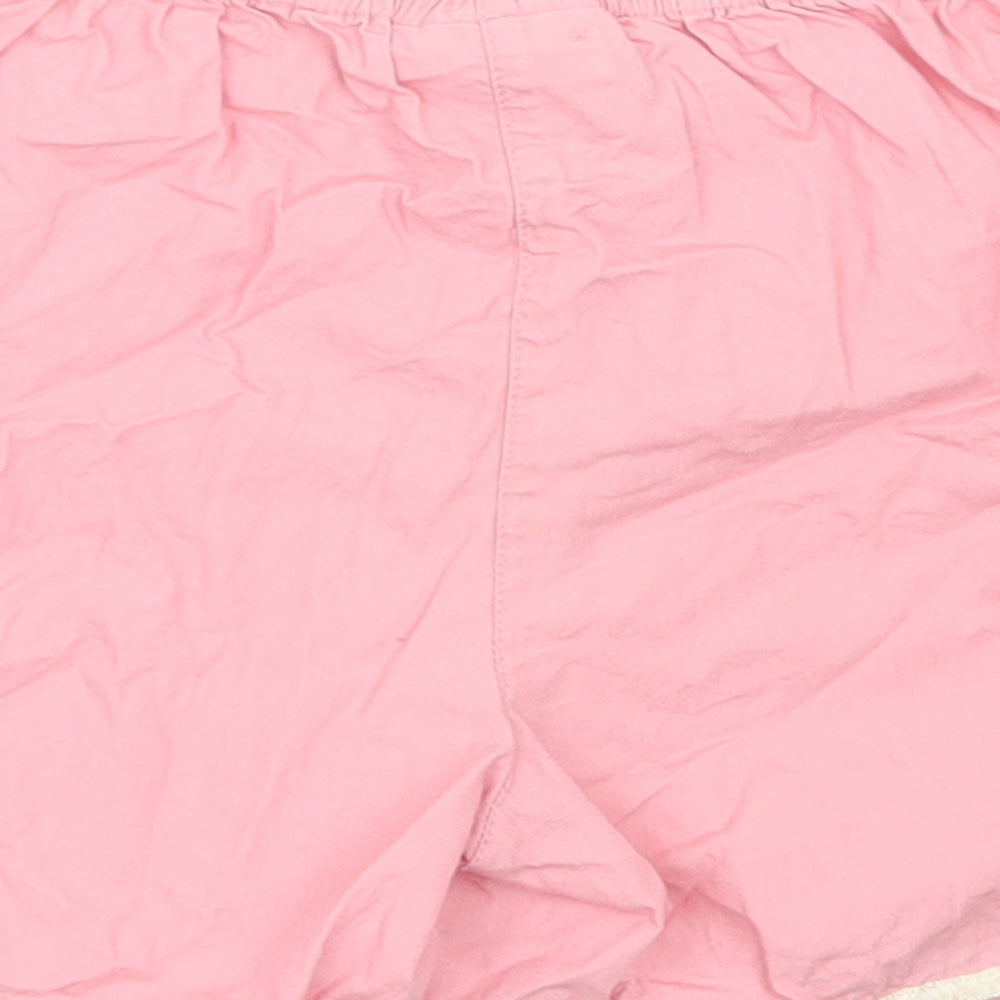 NEXT Girls Pink Cropped Trousers Size 9-12 Months