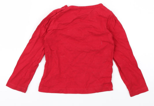 Young Dimension Girls Red Pullover Casual Size 18-24 Months