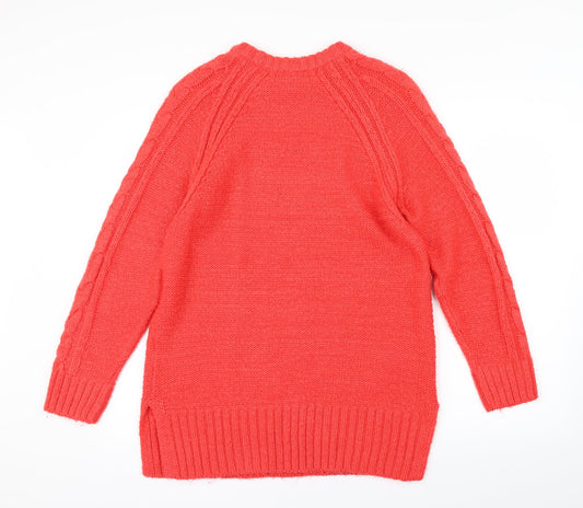 George` Womens Pink Knit Pullover Jumper Size M