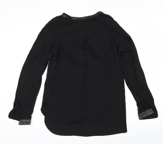 Marks & Spencer Womens Black Cardigan Jumper Size 10