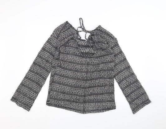 NEXT Womens Black Pullover Jumper Size 8