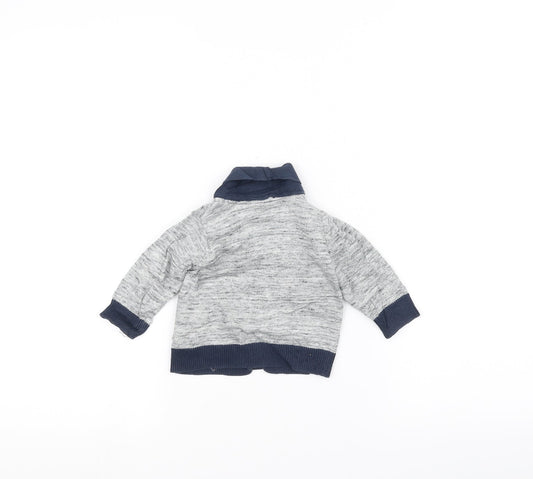 Earlydays Baby Grey Cardigan Jumper Size 0-3 Months