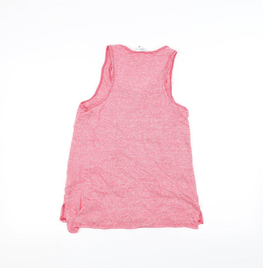 NEXT Womens Red Striped Basic Tank Size 6
