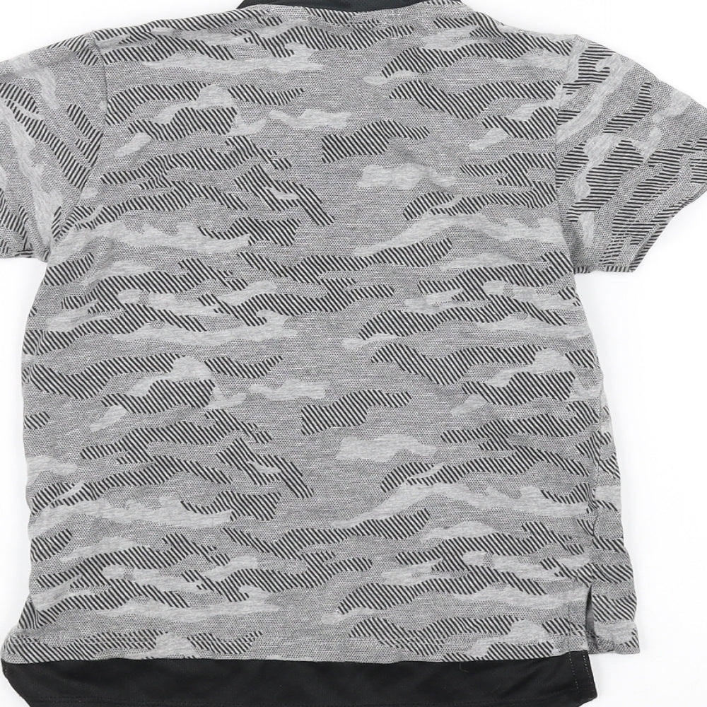 Pep&Co Boys Grey Basic T-Shirt Size 5-6 Years