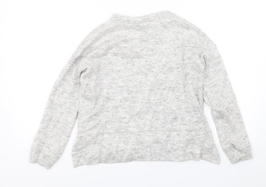 New Look Womens Grey Pullover Jumper Size 8