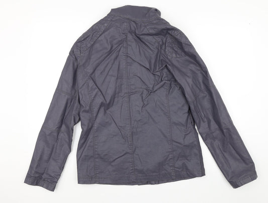 Indigo Womens Blue Jacket Size 6