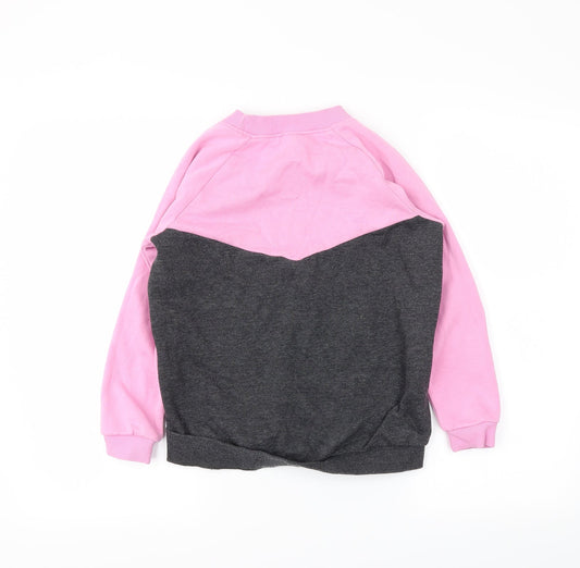 TU Girls Pink Pullover Sweatshirt Size 9 Years