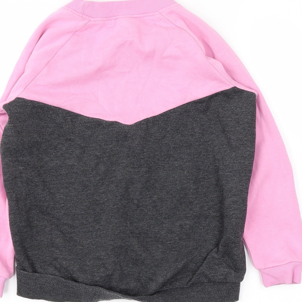 TU Girls Pink Pullover Sweatshirt Size 9 Years
