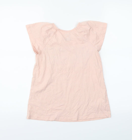 Maggie & Zoe Girls Pink Basic T-Shirt Size 7-8 Years