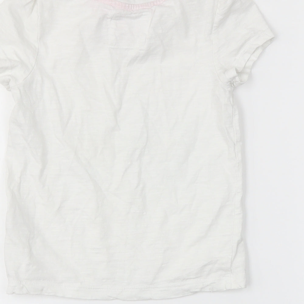 TU Girls White Basic T-Shirt Size 2-3 Years