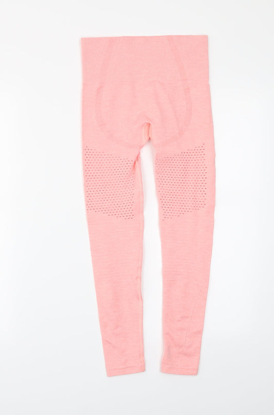 Preworn Womens Pink Pedal Pusher Leggings Size XS L23 in