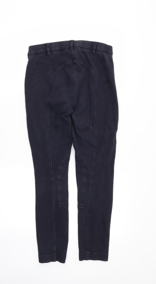 Wessex Womens Blue Jegging Trousers Size 10 L25 in - Horse Riding