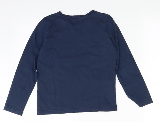 Nutmeg Boys Blue Basic T-Shirt Size 8-9 Years