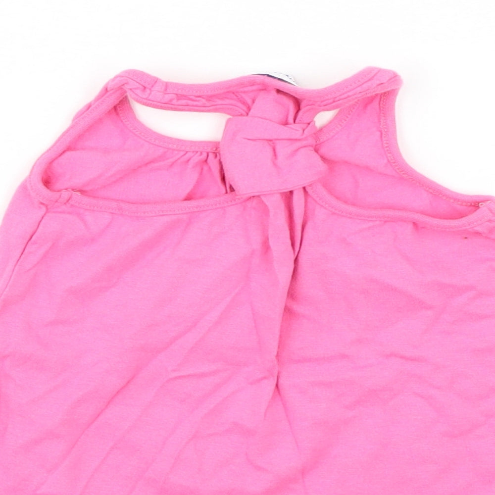 Earlydays Girls Pink Basic Tank Size 12-18 Months