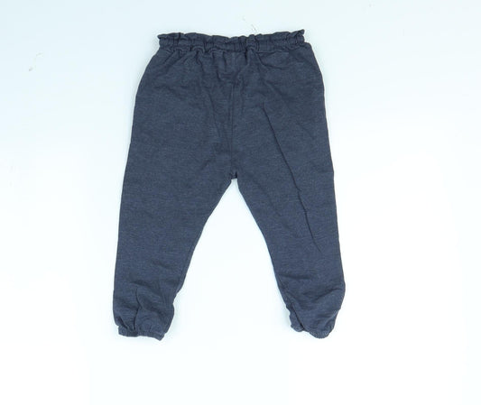 NEXT Girls Blue Jogger Trousers Size 2 Years