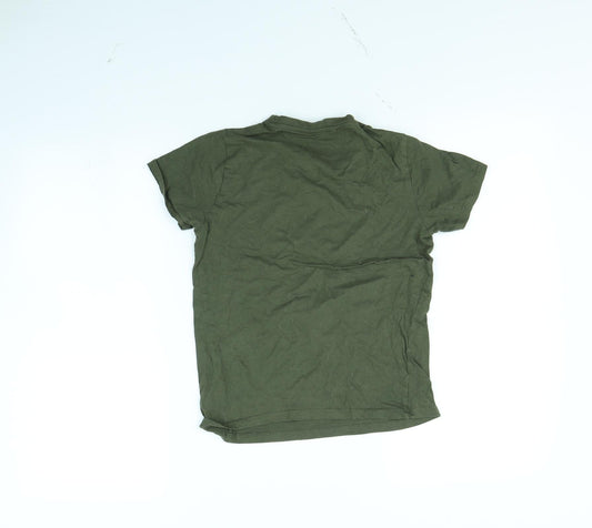 pep&co Boys Green Basic T-Shirt Size 9 Years