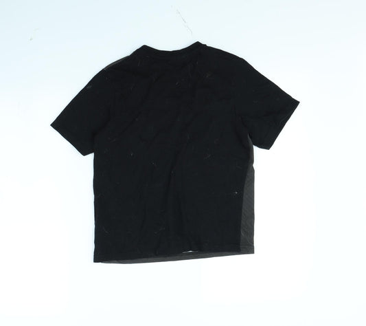 Preworn Boys Grey Basic T-Shirt Size 10 Years - Manchester United