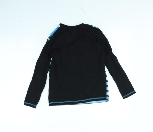 Preworn Boys Black Basic T-Shirt Size 9 Years - Batman