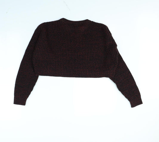 New Look Girls Red Pullover Jumper Size 12 Years