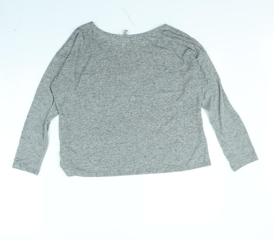 Divided Womens Grey Pullover Jumper Size S