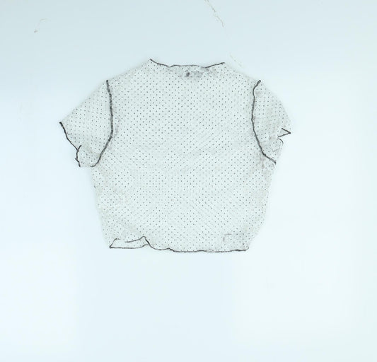 pretty little thing Womens White Basic Tank Size 10