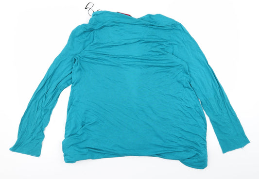 Preworn Womens Blue Cardigan Jumper Size M