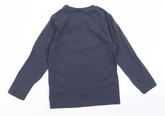 Nutmeg Boys Blue Rayon Basic T-Shirt Size 5 Years - V