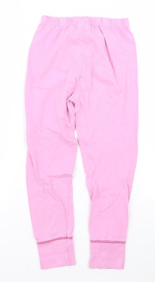 Preworn Girls Pink Cami Pyjama Pants Size 5 Years - trolls