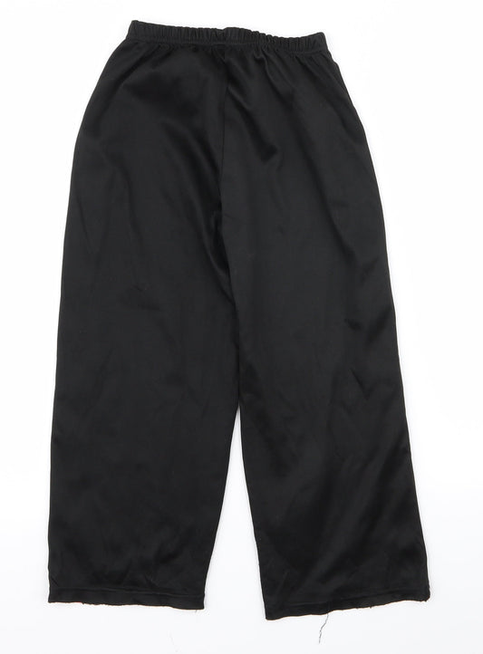 Rebel Boys Black Jogger Trousers Size 5 Years