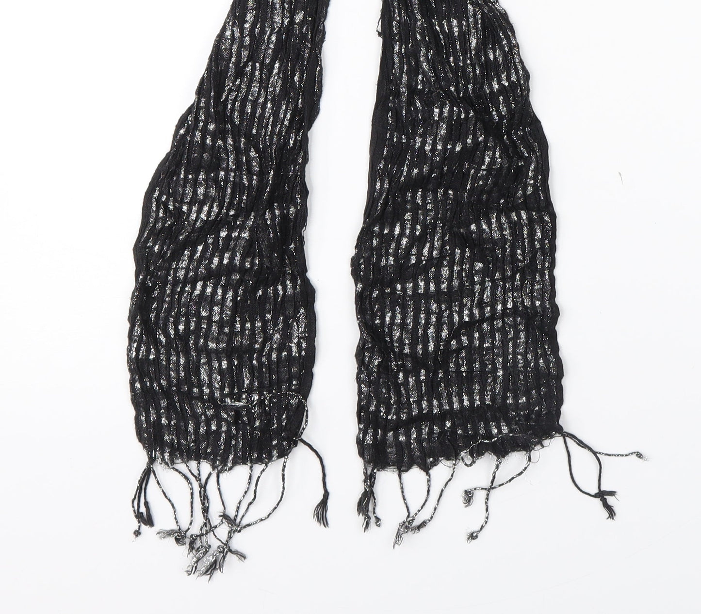 Preworn Womens Black Scarf