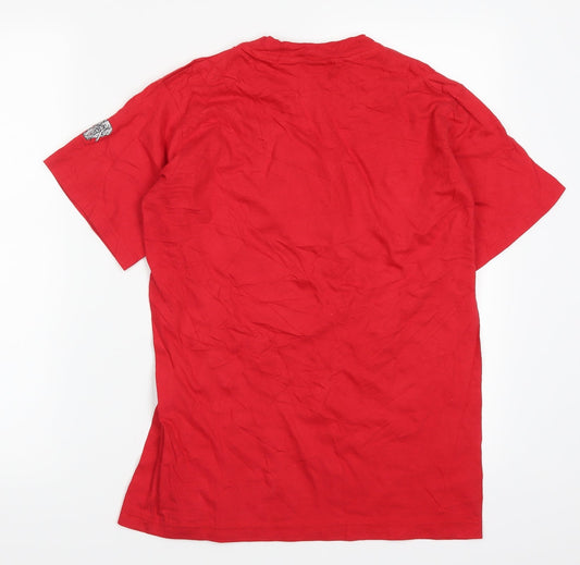 Aurborne Womens Red Basic T-Shirt Size S - Hakuna Matata Kenya