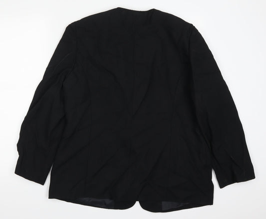 Debenhams Womens Black Jacket Suit Jacket Size 18