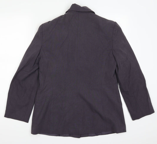 BHS Womens Purple Jacket Suit Jacket Size 14