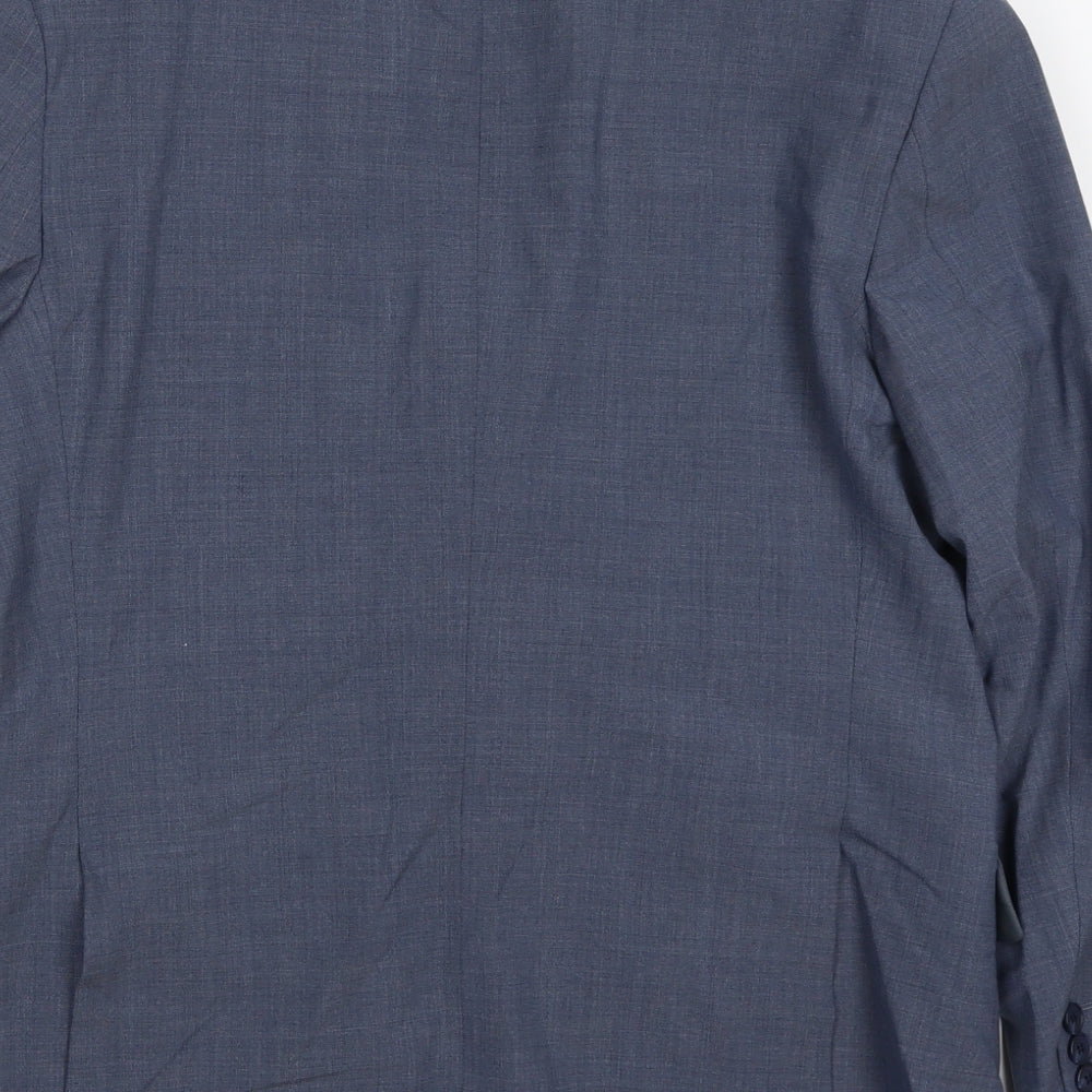 Marks and Spencer Mens Blue Jacket Suit Jacket Size 40