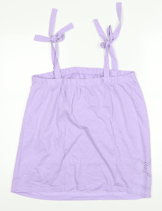 George Womens Purple Basic Tank Size 12