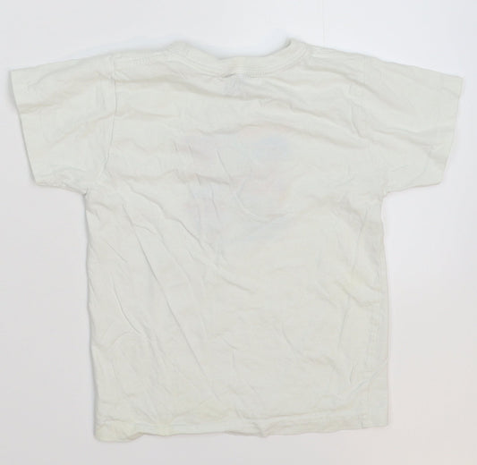 Roly Boys White Basic T-Shirt Size 4 Years