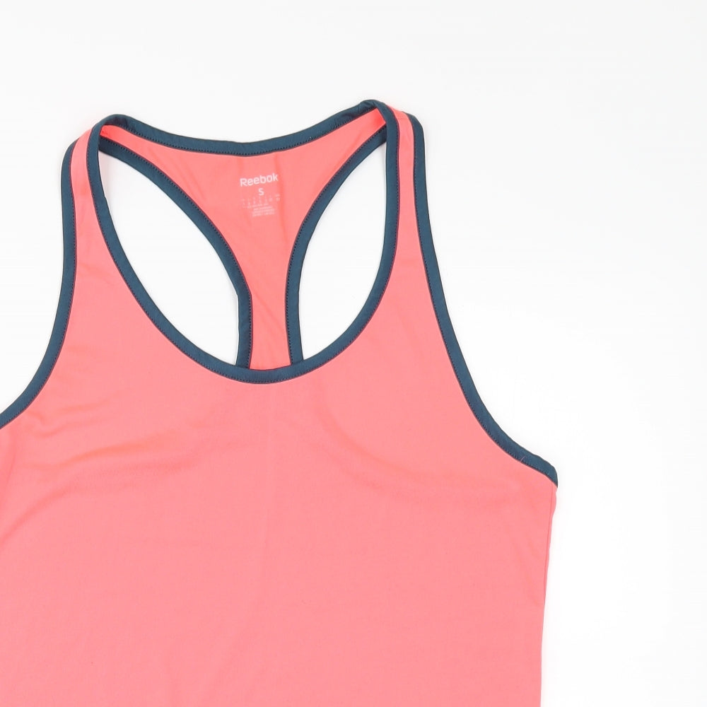 Reebok Womens Orange Basic T-Shirt Size S