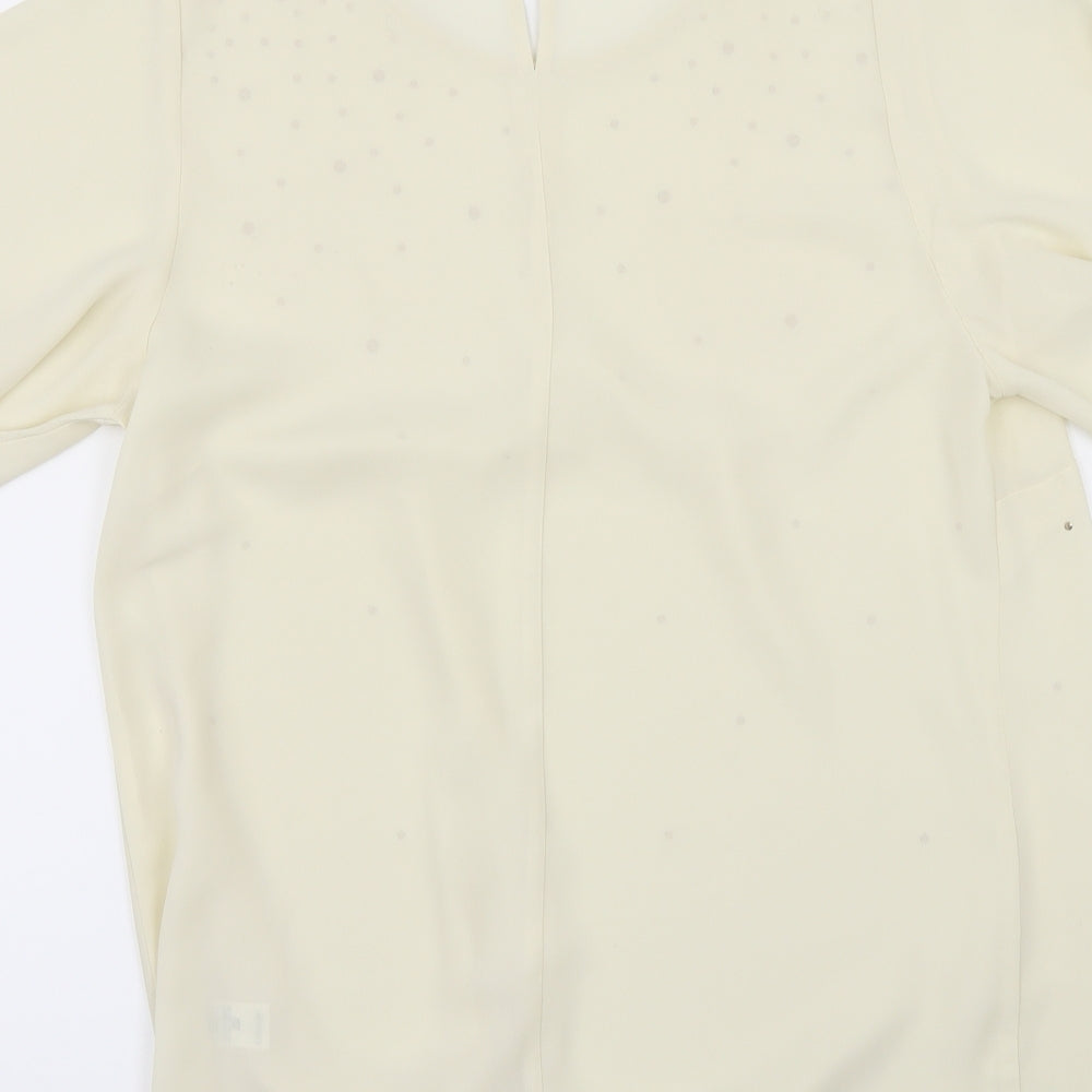 George Womens Ivory Tunic Blouse Size 10
