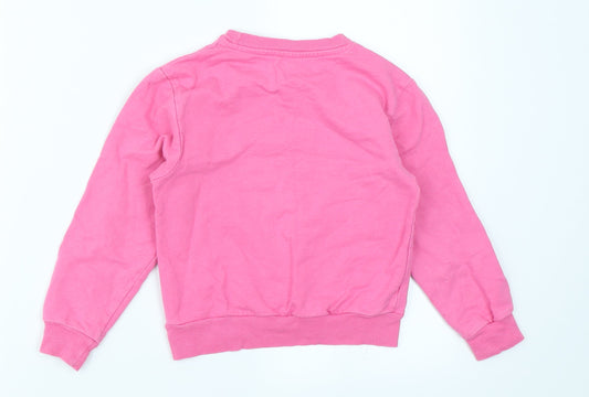 Studio Girls Pink Pullover Sweatshirt Size 5-6 Years