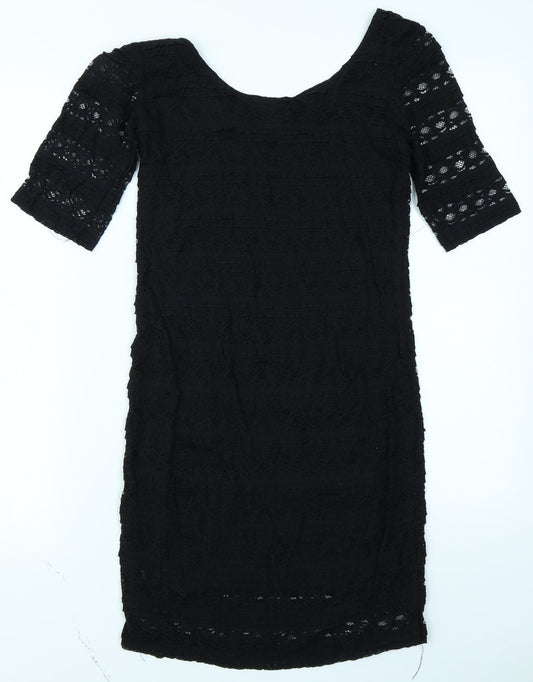 Divided Womens Black Bodycon Size 8