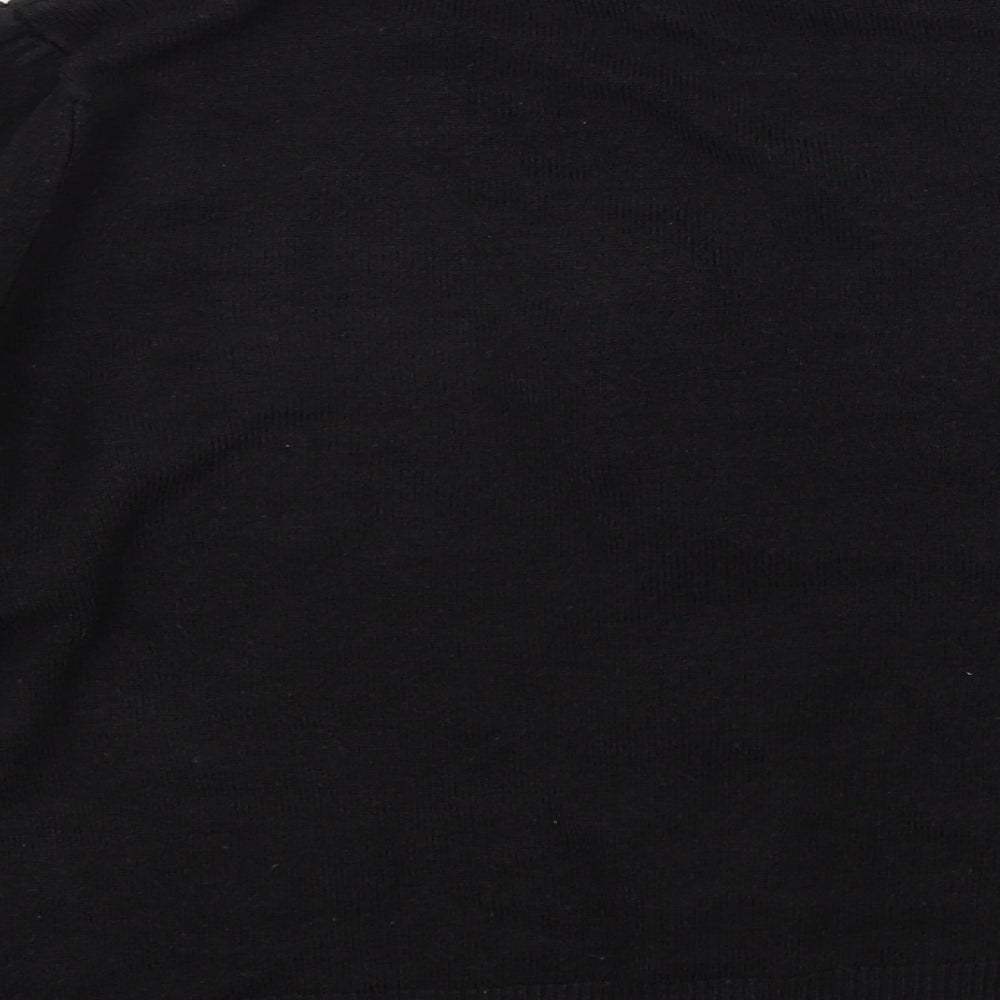 Papaya Womens Black Cardigan Jumper Size 14