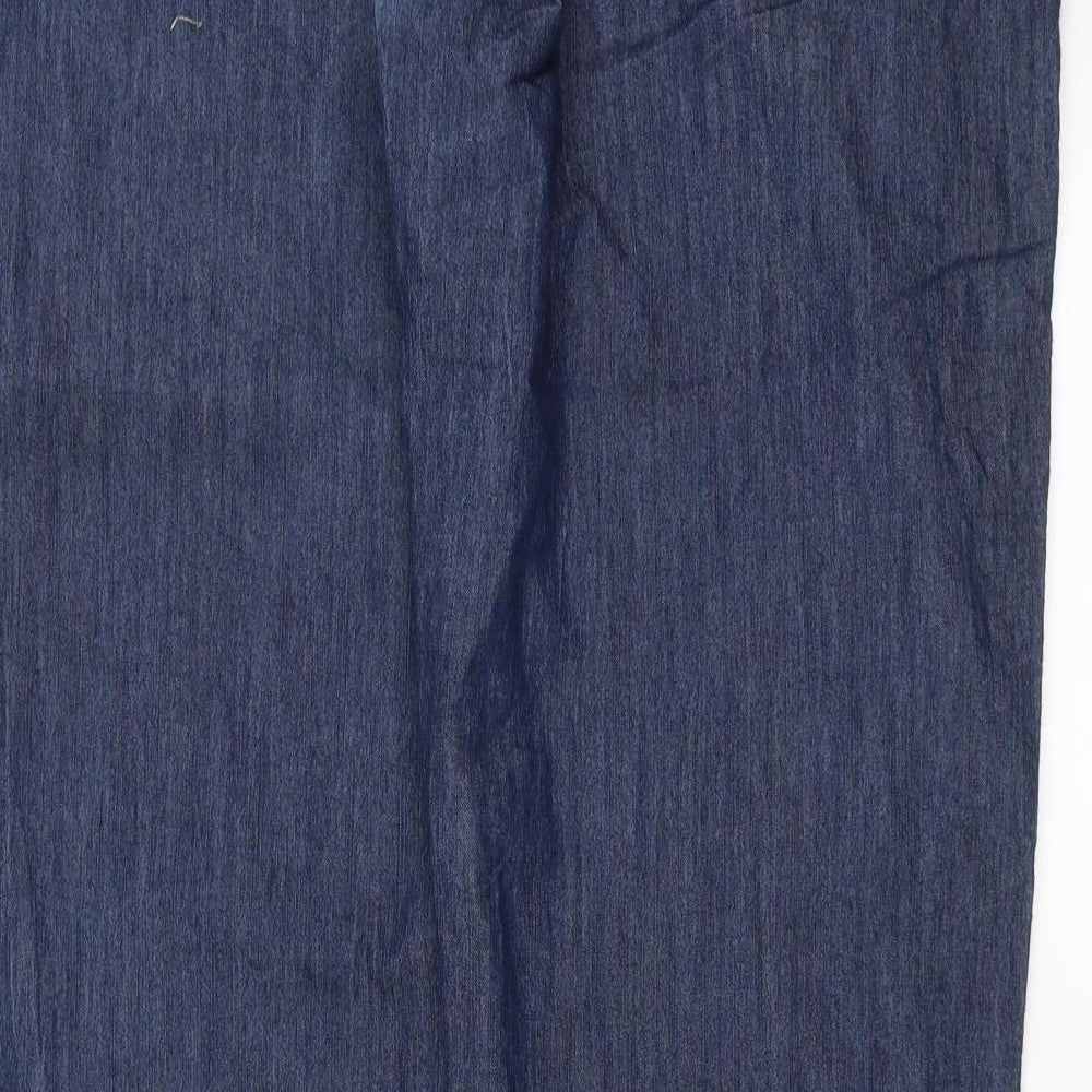 Crane Womens Blue Denim Straight Jeans Size L L32 in