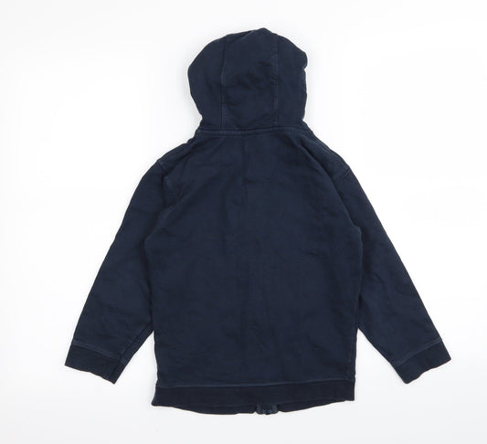 Rebel Boys Blue Full Zip Jumper Size 6-7 Years