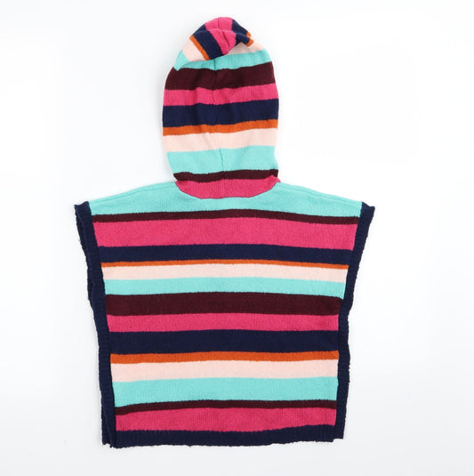 carters Girls Multicoloured Striped Pullover Jumper Size 5 Years